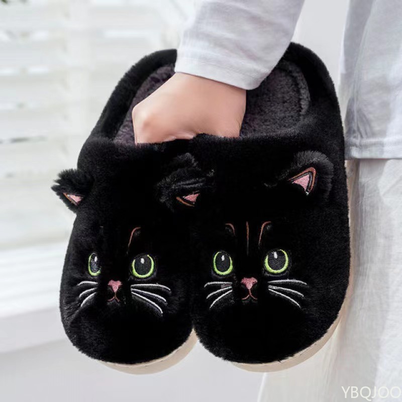 Men'S Shoes To Women'S - New Autumn Winter Cotton Slippers Men