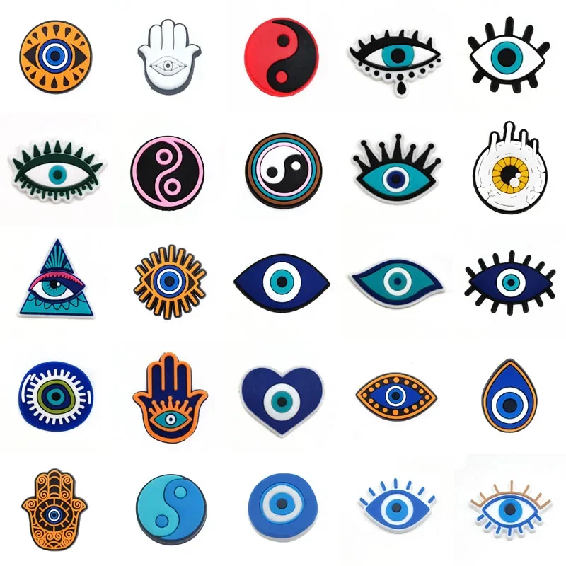 Men Shoes Jeans - Shoe Charms for Crocs Accessories Eye