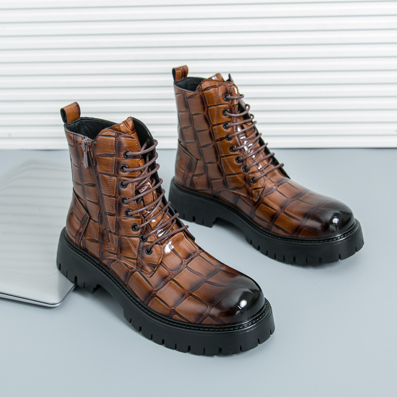 Men'S Training Shoes - Summer Men Fashion Chelsea Boots Black