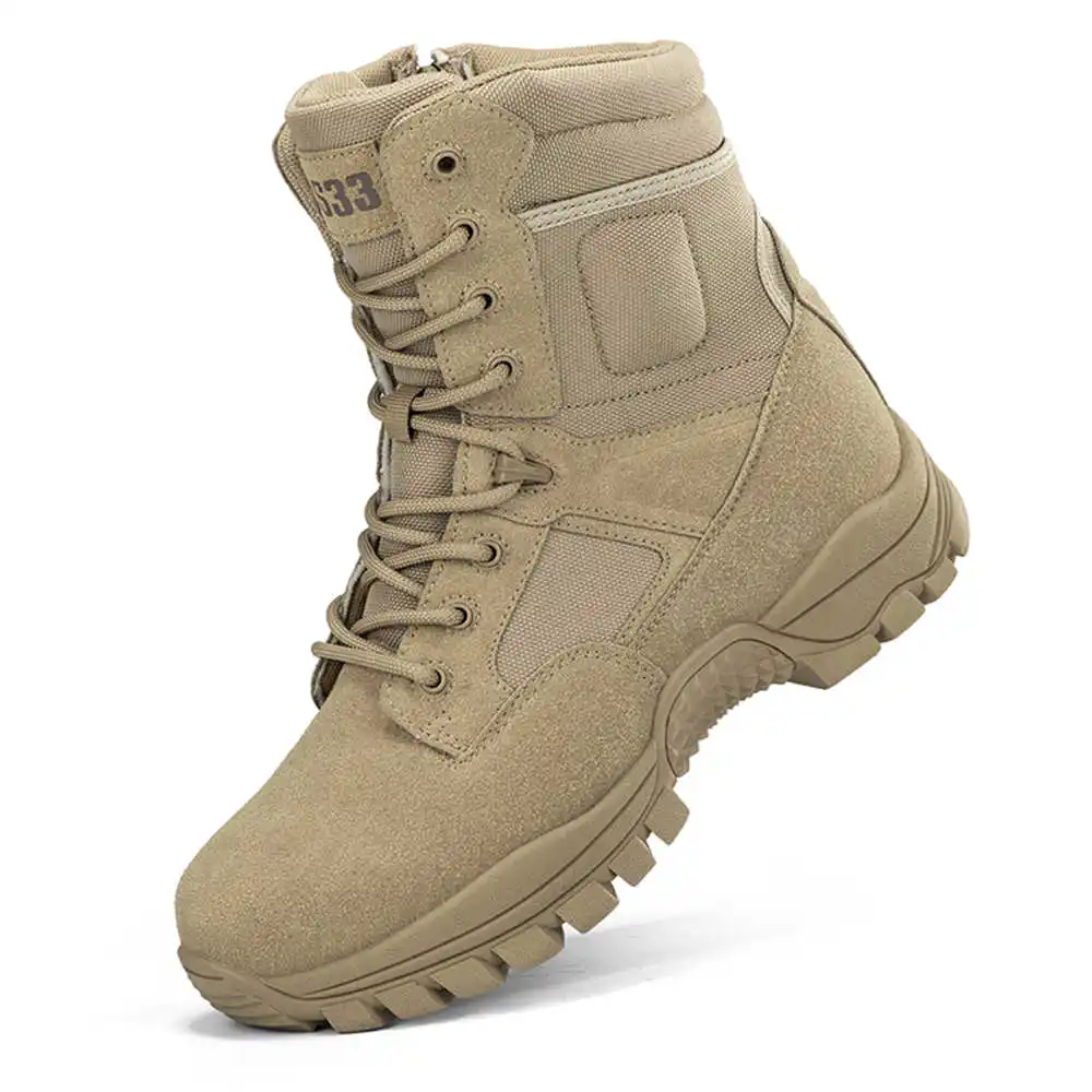 Men Shoes Most Expensive - Nonslip Genuine Leather Hiking Boots Designer