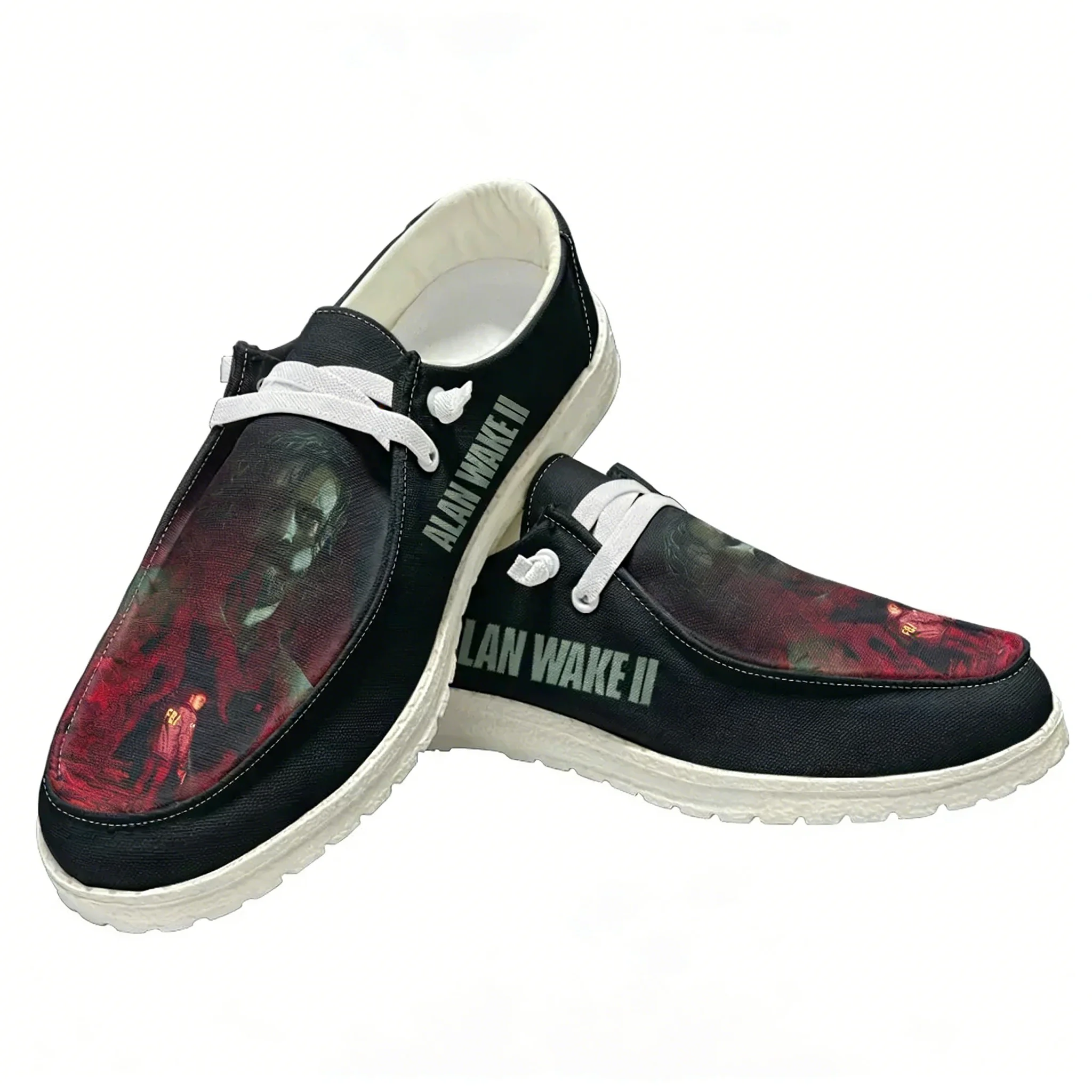 Men Shoes Oxford - Alan Wake 2 Casual Shoes Men
