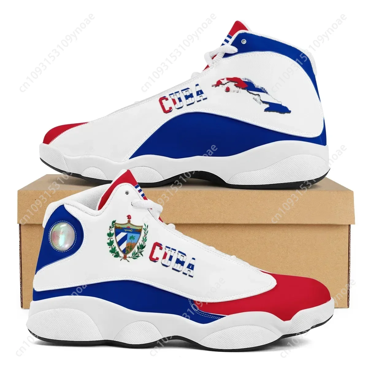 Men'S Shoes For Tennis - CUBA Flag Print Cool Men Basketball