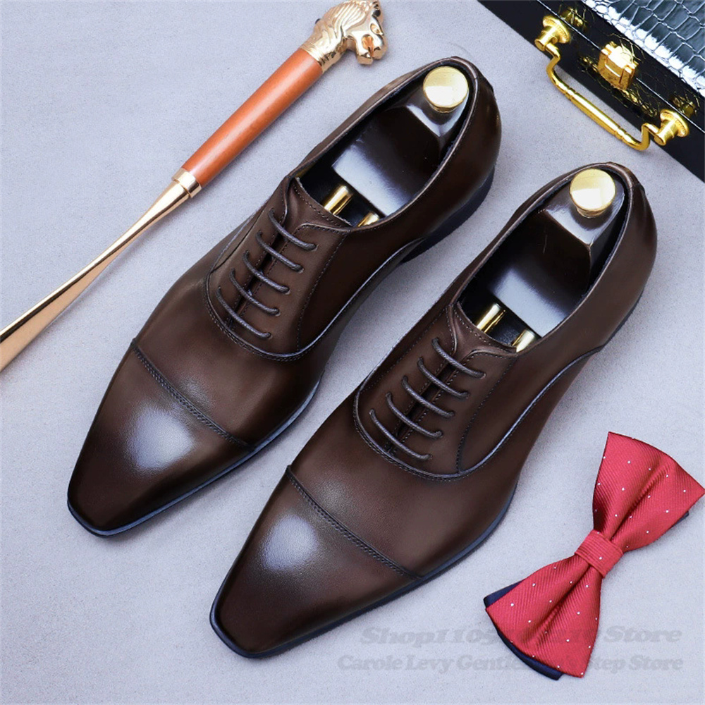 Men Oxford Leather Shoes New B - đánh giá và giá Men Shoes Oxford