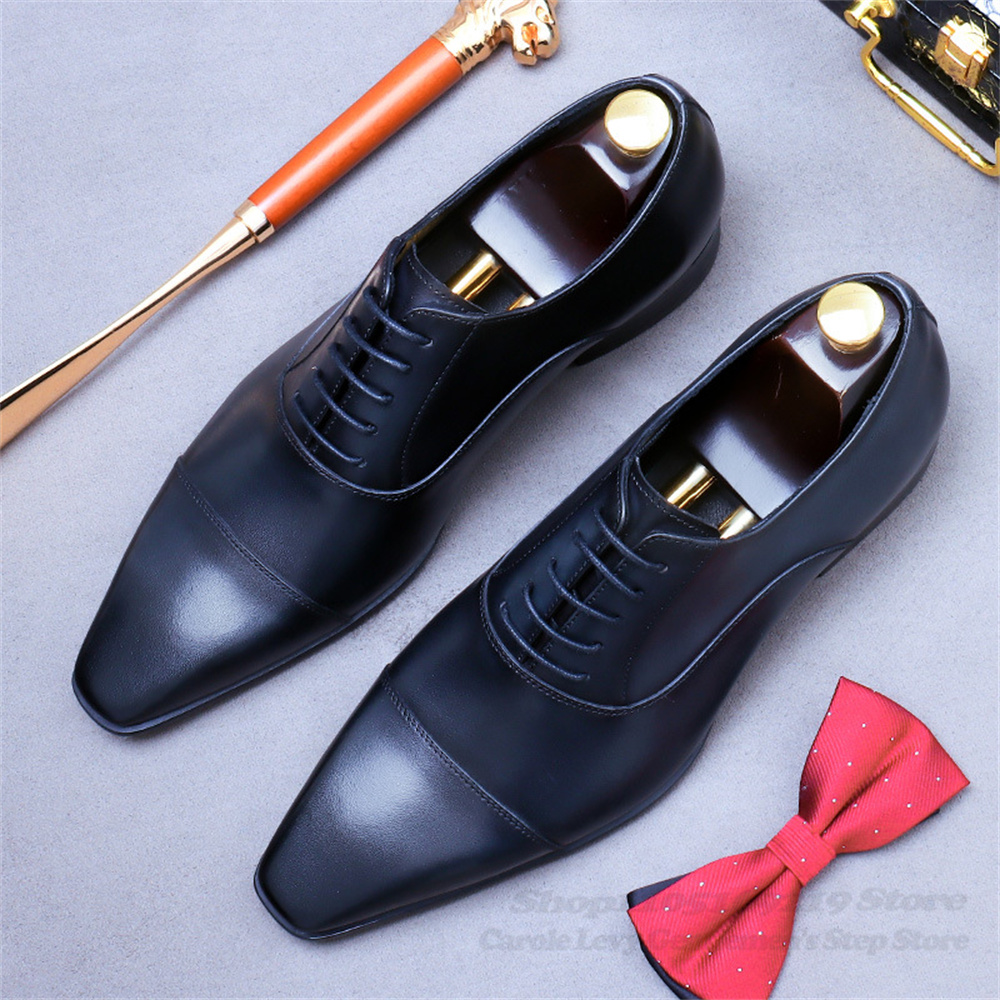 Men Oxford Leather Shoes New B - đánh giá và giá Men Shoes Oxford