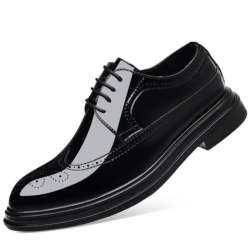 Men's Patent Leather Brogue Dr - đánh giá và giá Men Shoes Oxford