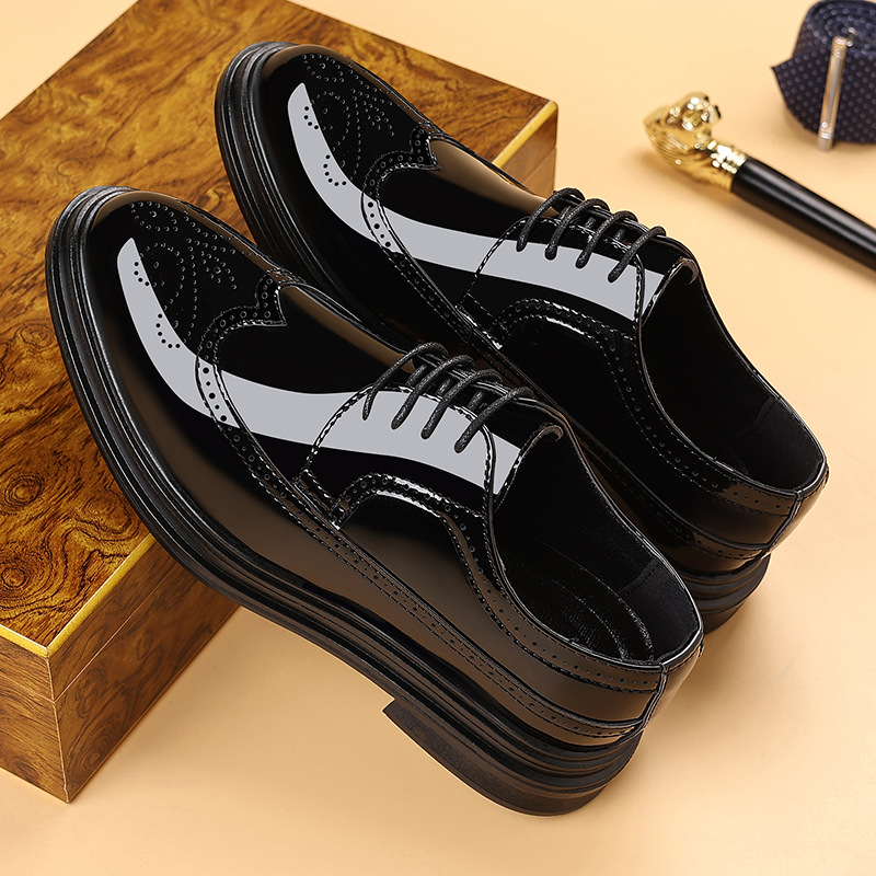 Men's Patent Leather Brogue Dr - đánh giá và giá Men Shoes Oxford