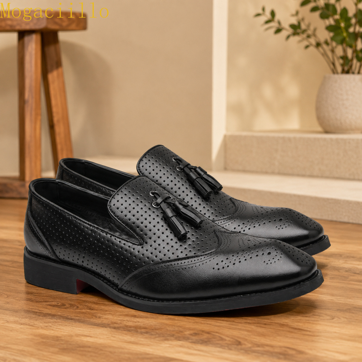 Brand Yellow Men's Tassel  Red - đánh giá và giá Men Shoes Size 46