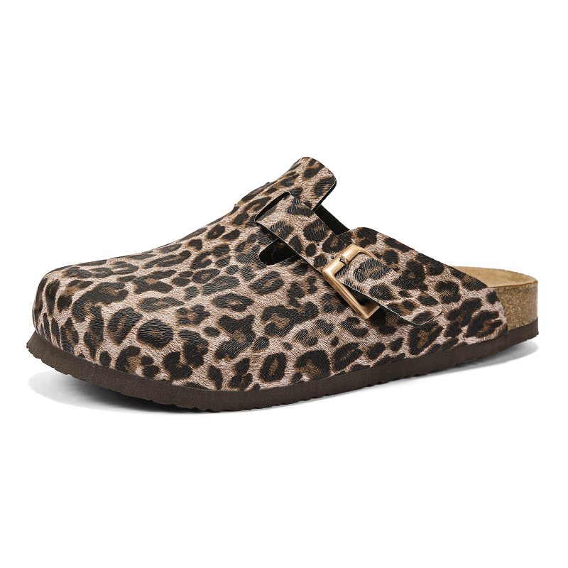 Leopard print Cork Slippers Ha - đánh giá và giá Men'S Shoes Birkenstock