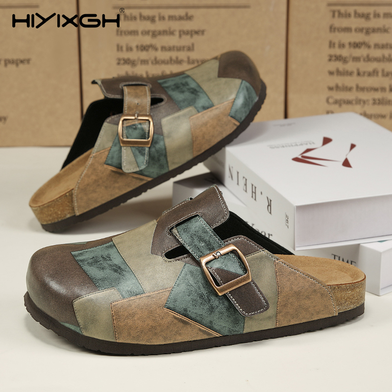 Comfort Cork Leather Slippers  - đánh giá và giá Men'S Shoes Birkenstock
