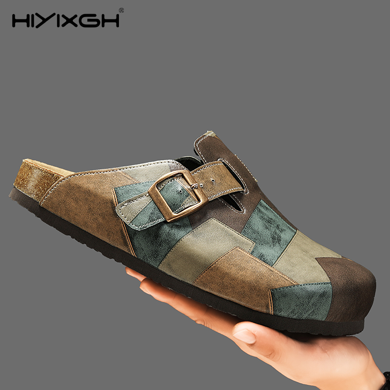 Comfort Cork Leather Slippers  - đánh giá và giá Men'S Shoes Birkenstock