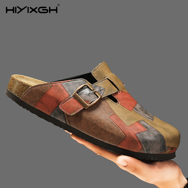 Comfort Cork Leather Slippers  - đánh giá và giá Men'S Shoes Birkenstock
