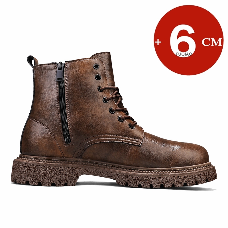 6cm Invisible Height Increasin - đánh giá và giá Men Shoes Boots