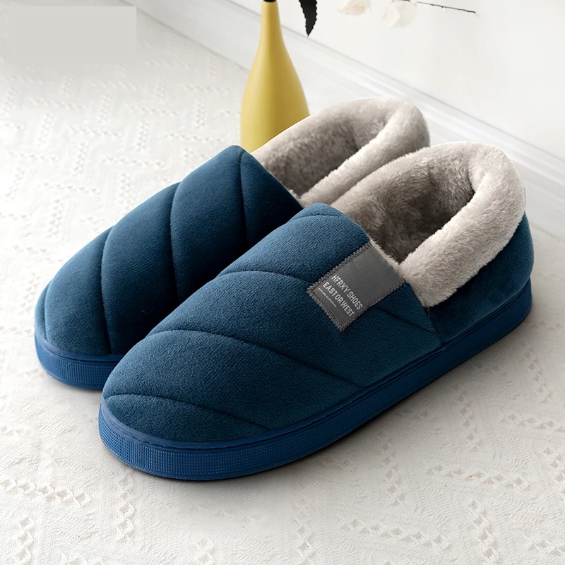 New Men's slippers Winter Soli - đánh giá và giá Men Shoes Size 46