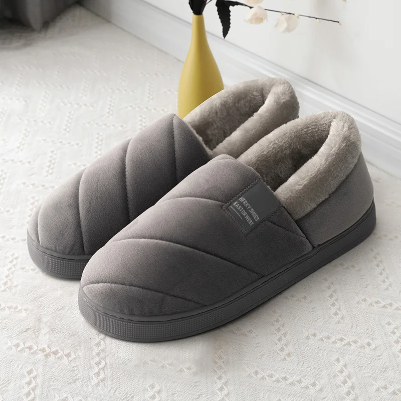 New Men's slippers Winter Soli - đánh giá và giá Men Shoes Size 46
