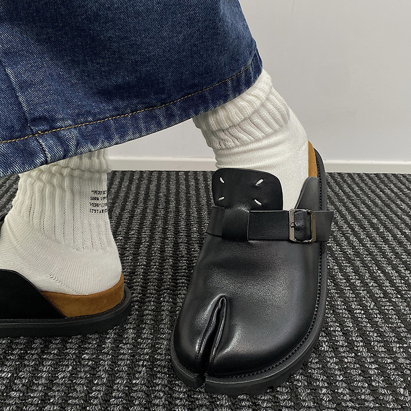Men Split Toe Slippers Cow Lea - đánh giá và giá Men'S Shoes Birkenstock