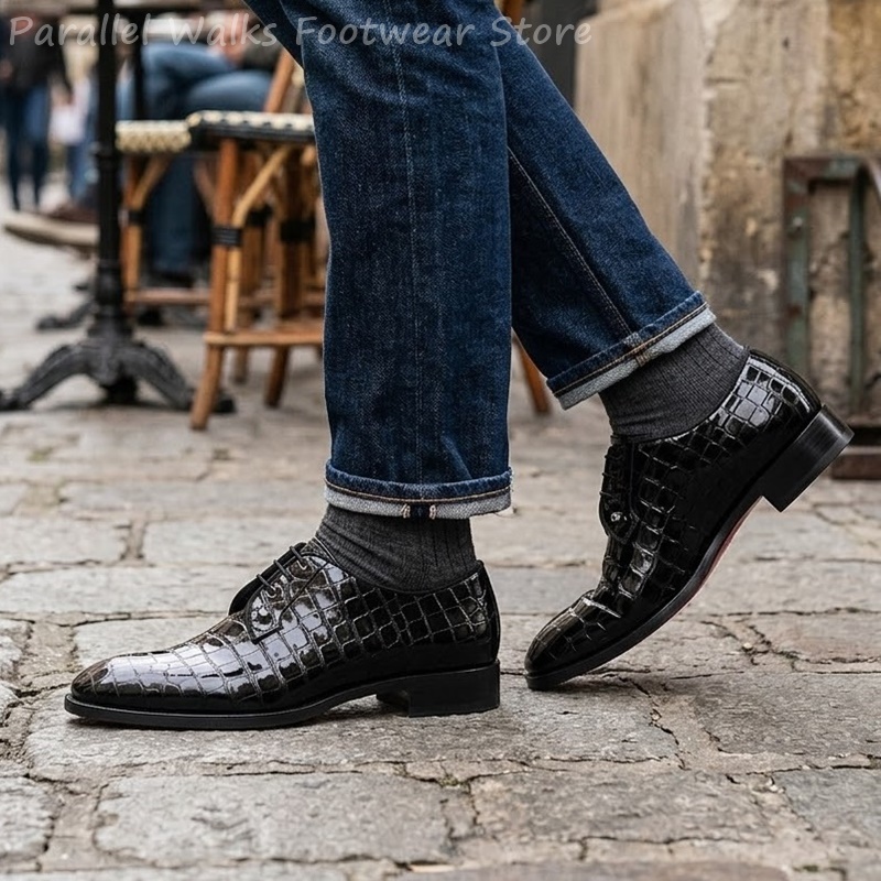 Men Patent Leather Oxford Shoe - đánh giá và giá Men Shoes Oxford