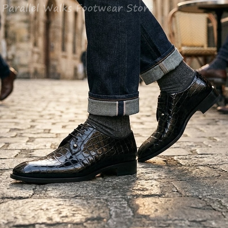Men Patent Leather Oxford Shoe - đánh giá và giá Men Shoes Oxford