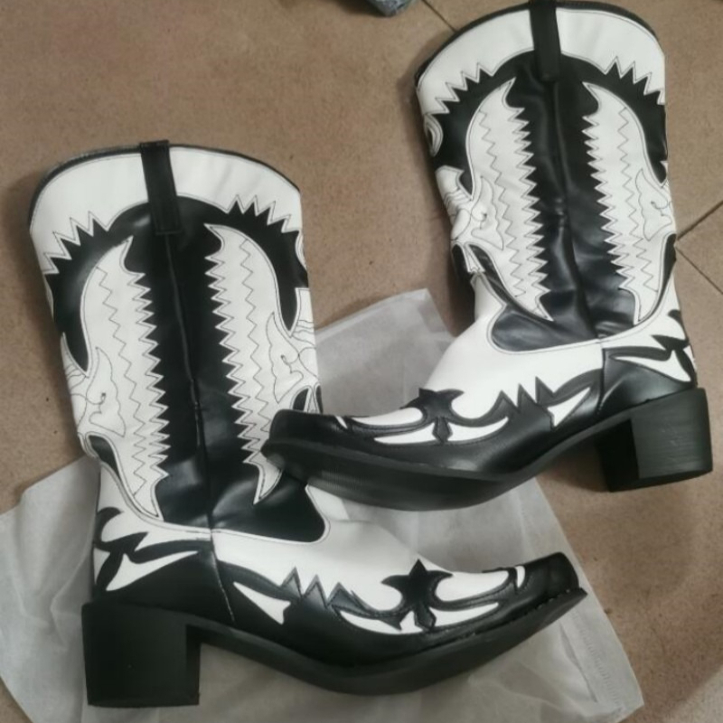 2027 Fashion New Men's Cowboy  - đánh giá và giá Men Shoes Size 46