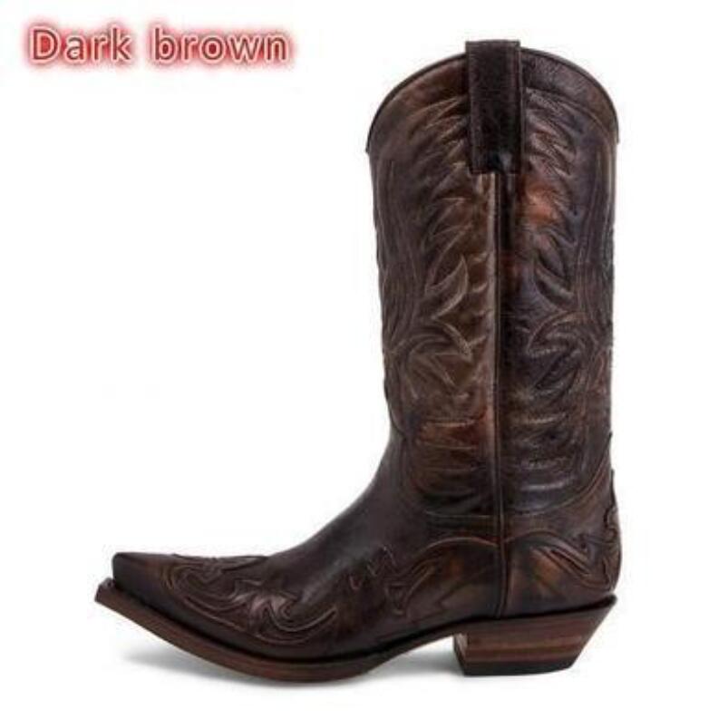 2027 Fashion New Men's Cowboy  - đánh giá và giá Men Shoes Size 46
