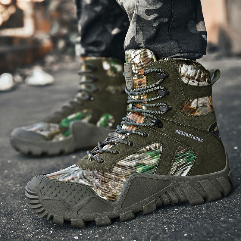 Men  Boots Lace Up Waterproof  - đánh giá và giá Men'S Training Shoes