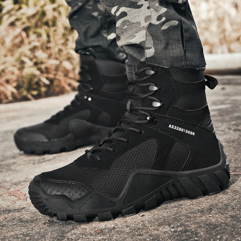 Men  Boots Lace Up Waterproof  - đánh giá và giá Men'S Training Shoes