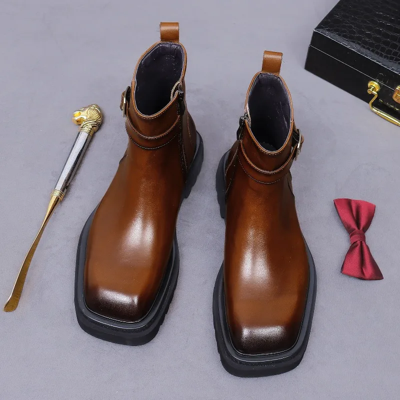 Retro Mens Ankle Oxford Boots  - đánh giá và giá Men Shoes Oxford