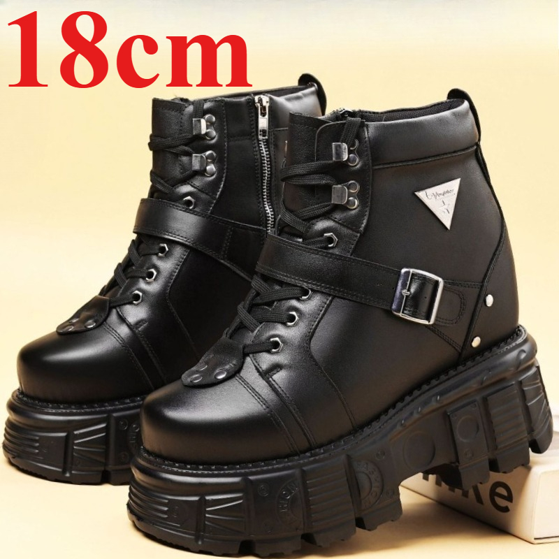 Genuine Leather Motorcycle Boo - đánh giá và giá Men Shoes Boots