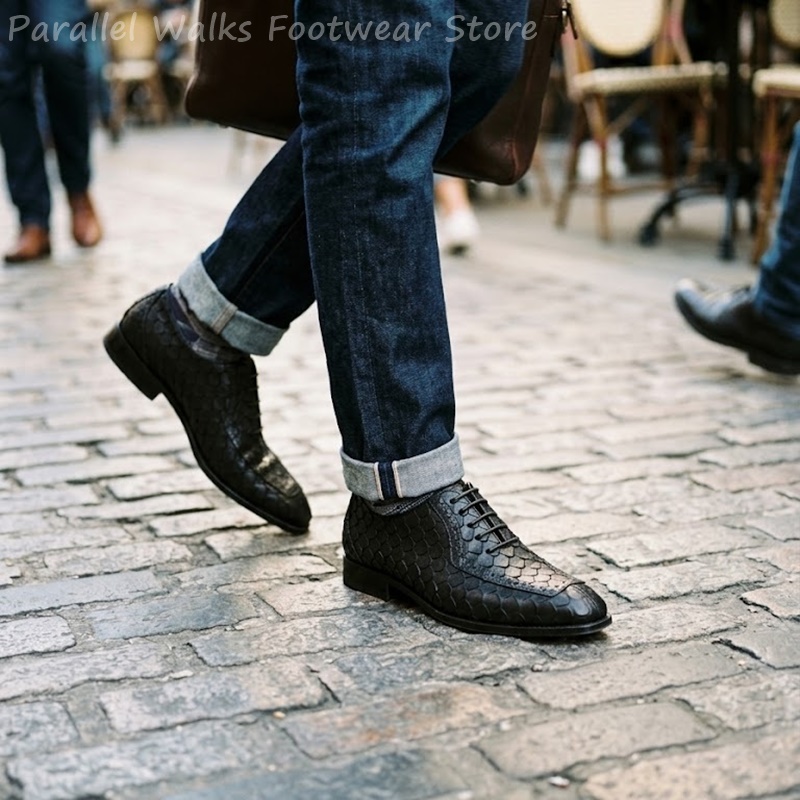Sartorial Men Oxfords Fish Sca - đánh giá và giá Men Shoes Oxford