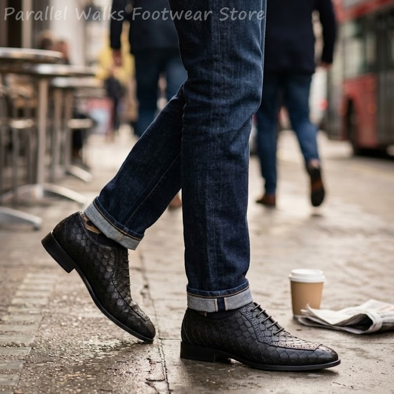 Sartorial Men Oxfords Fish Sca - đánh giá và giá Men Shoes Oxford