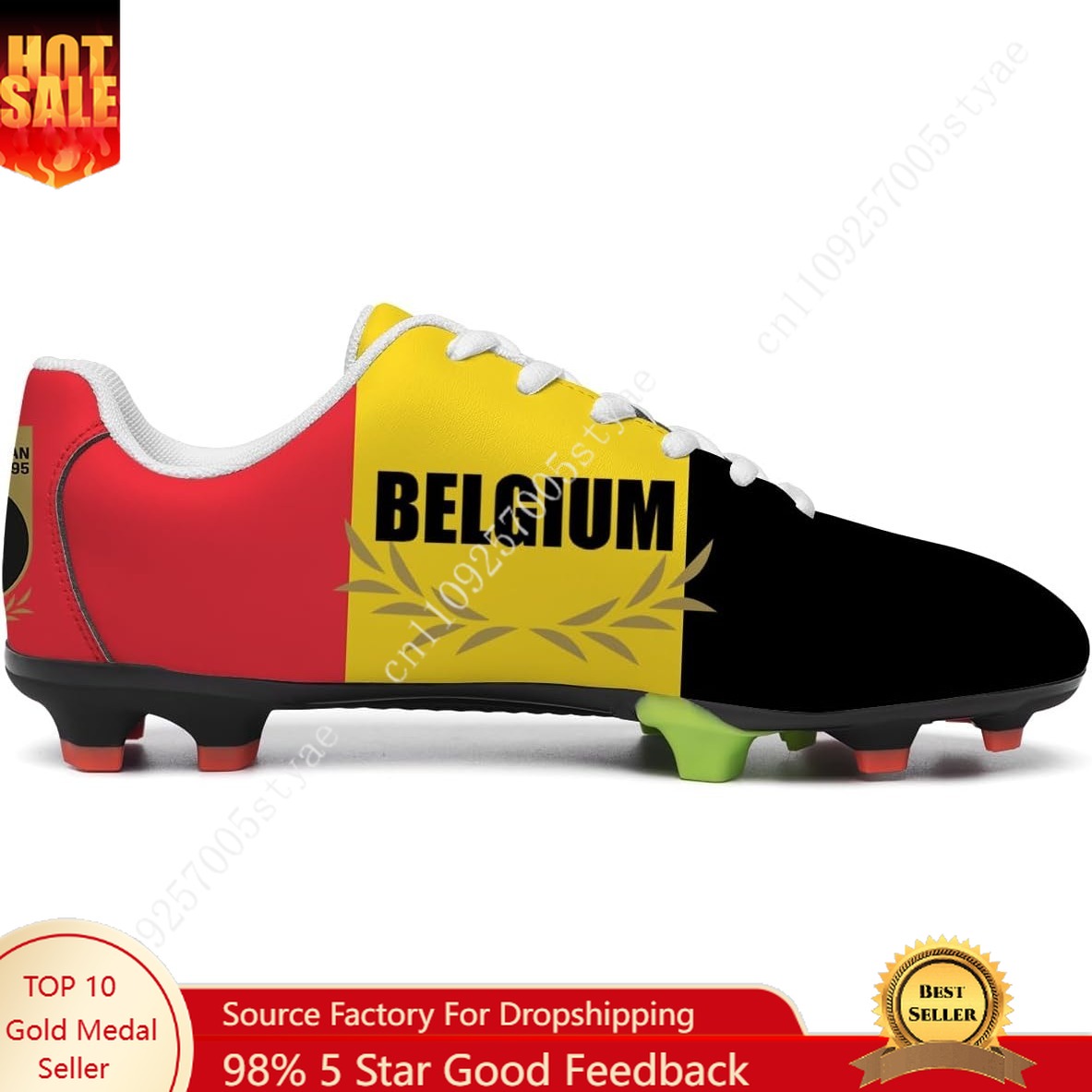 Belgium Flag Soccer Shoes Men  - đánh giá và giá Men Shoes Oxford