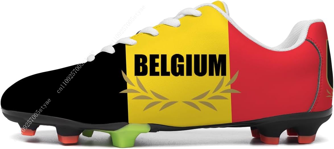 Belgium Flag Soccer Shoes Men  - đánh giá và giá Men Shoes Oxford